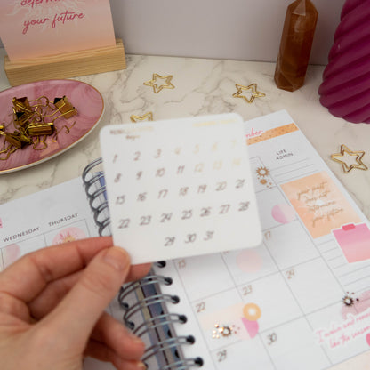 HANDWRITTEN NUMBERS - FOILED PLANNER STICKERS