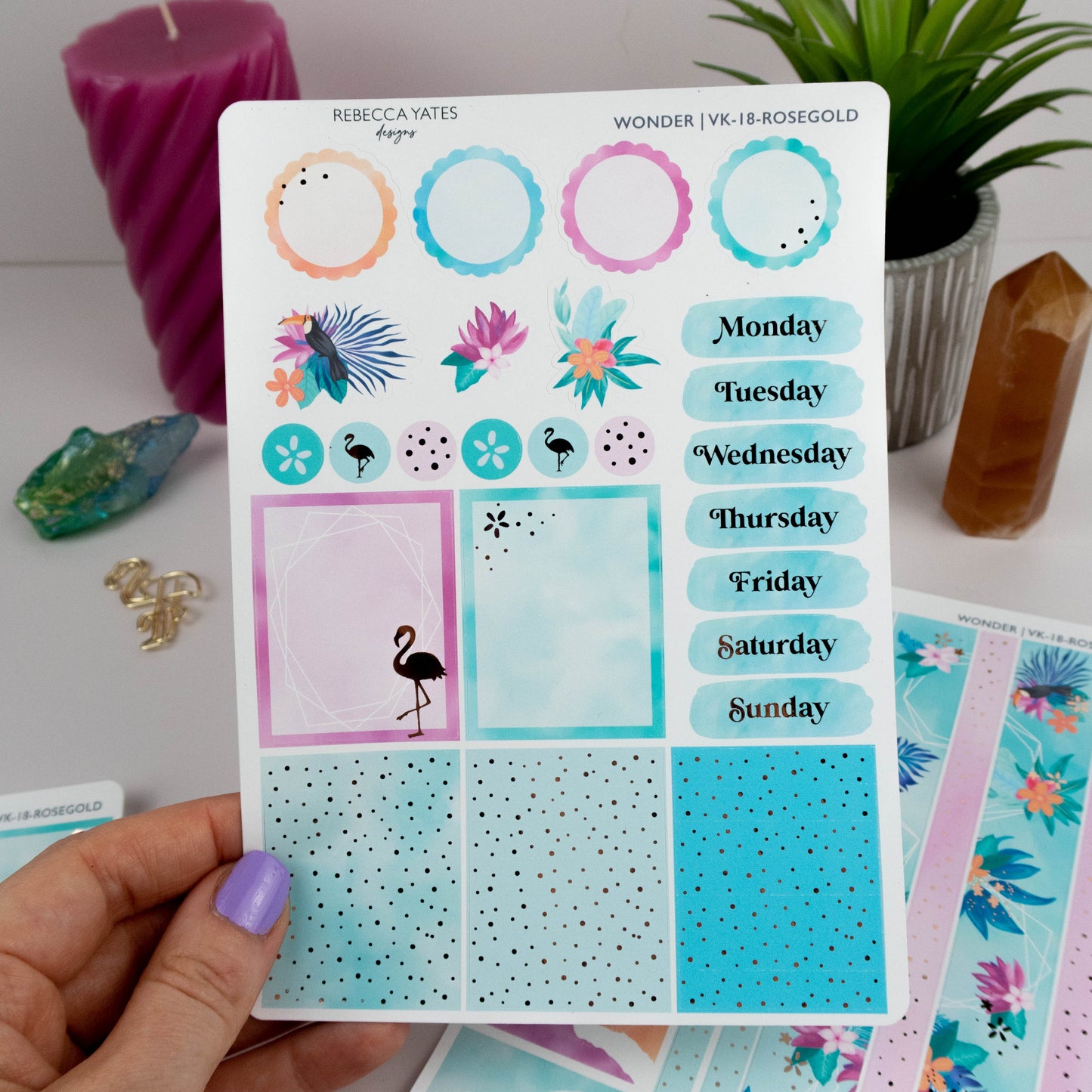 WONDER - VERTICAL PLANNER WEEKLY KIT