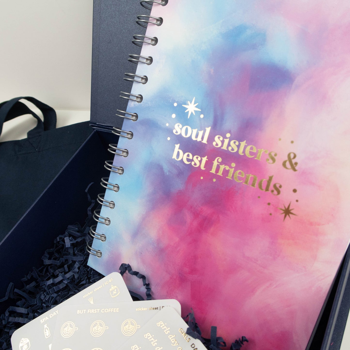 BEST FRIENDS PERSONALISED JOURNAL & TOTE GIFT SET