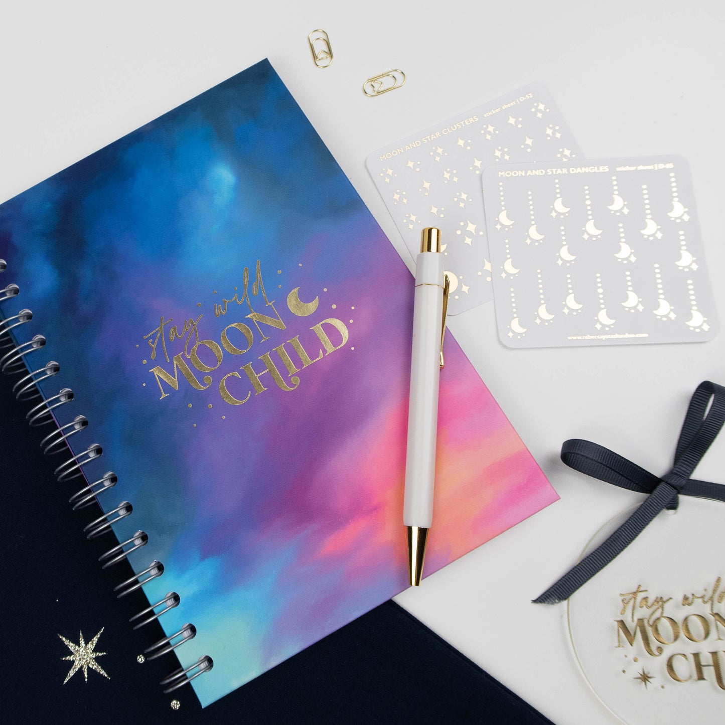 STAY WILD MOON CHILD - LUXE PERSONALISED JOURNAL