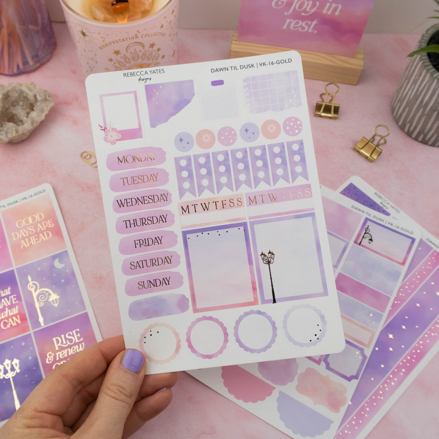 DAWN TIL DUSK - VERTICAL PLANNER WEEKLY KIT