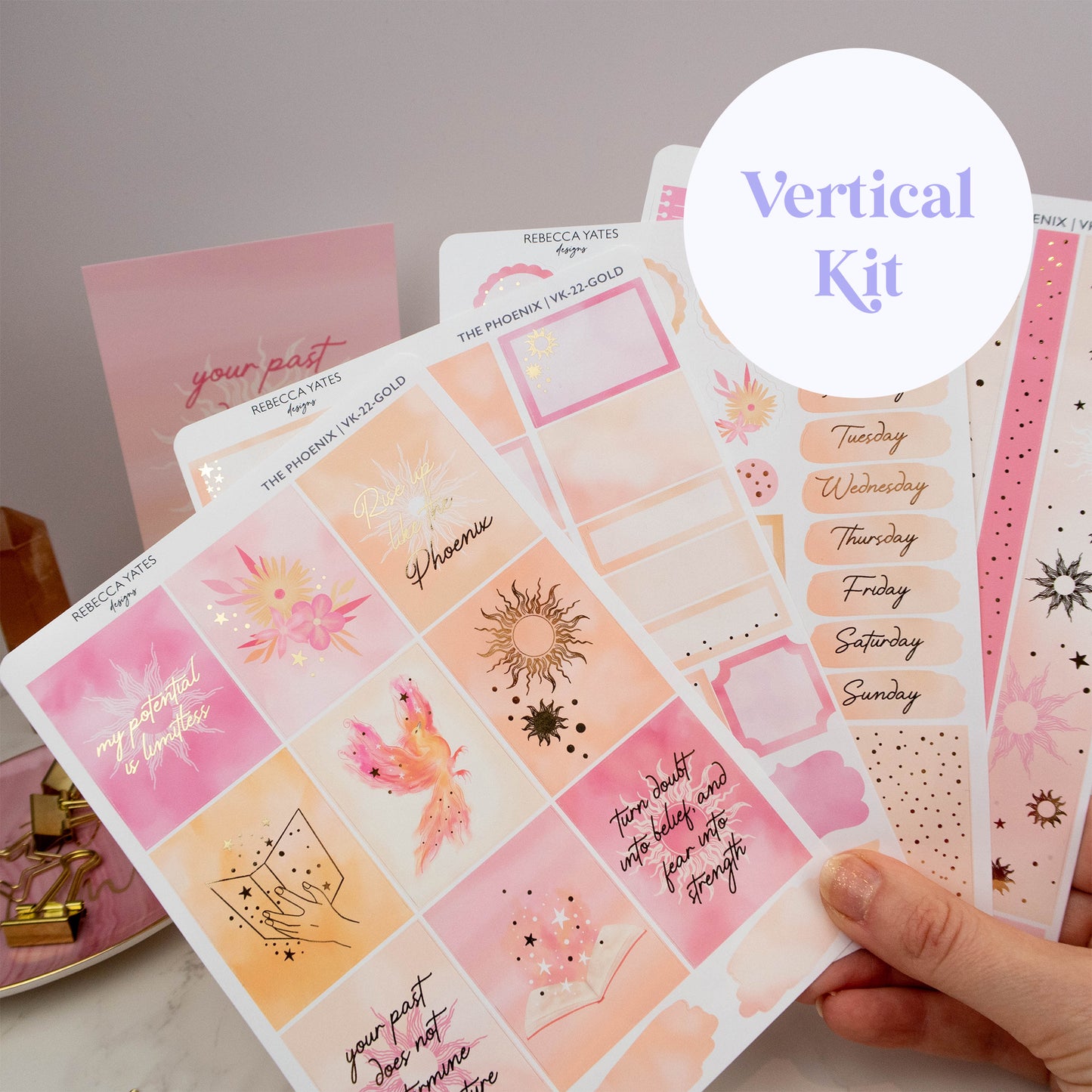 THE PHOENIX - VERTICAL PLANNER WEEKLY KIT