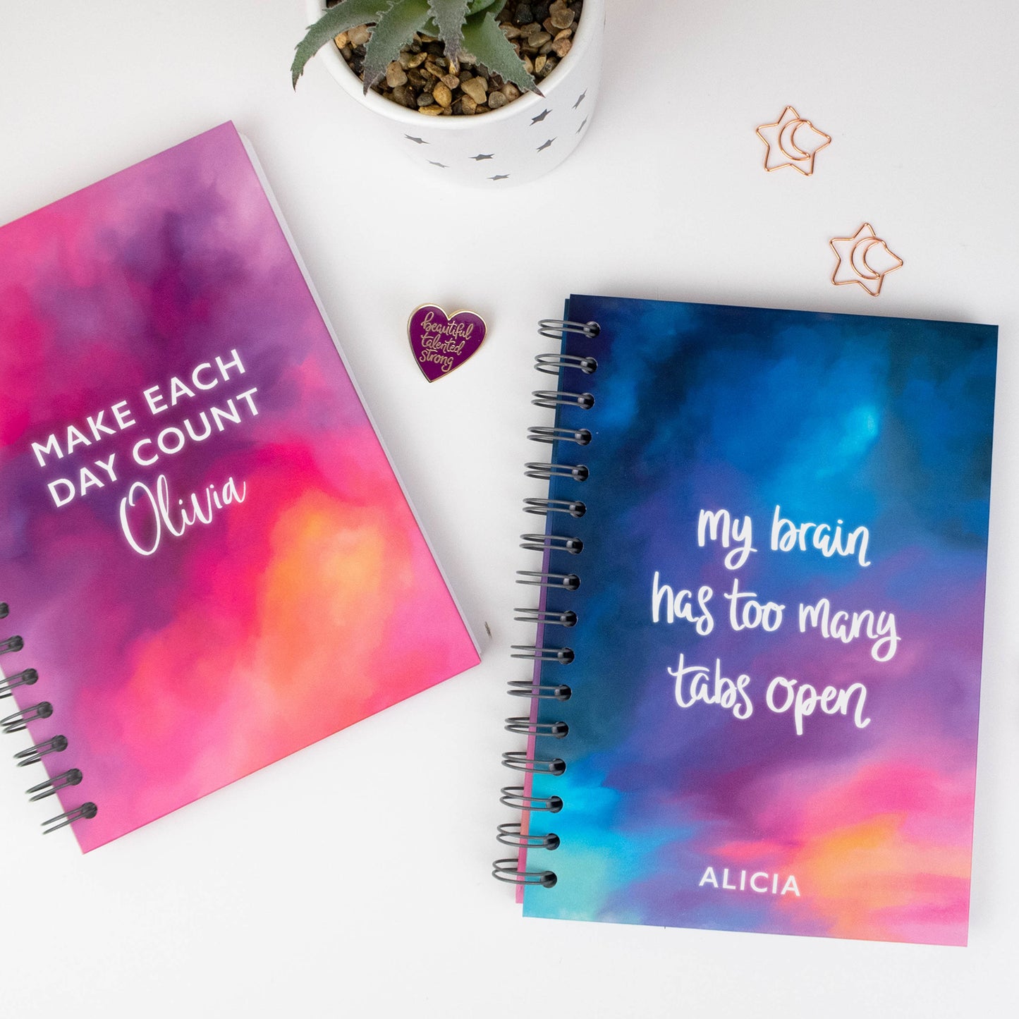 MAKE EACH DAY COUNT - LUXE PERSONALISED NOTEBOOK